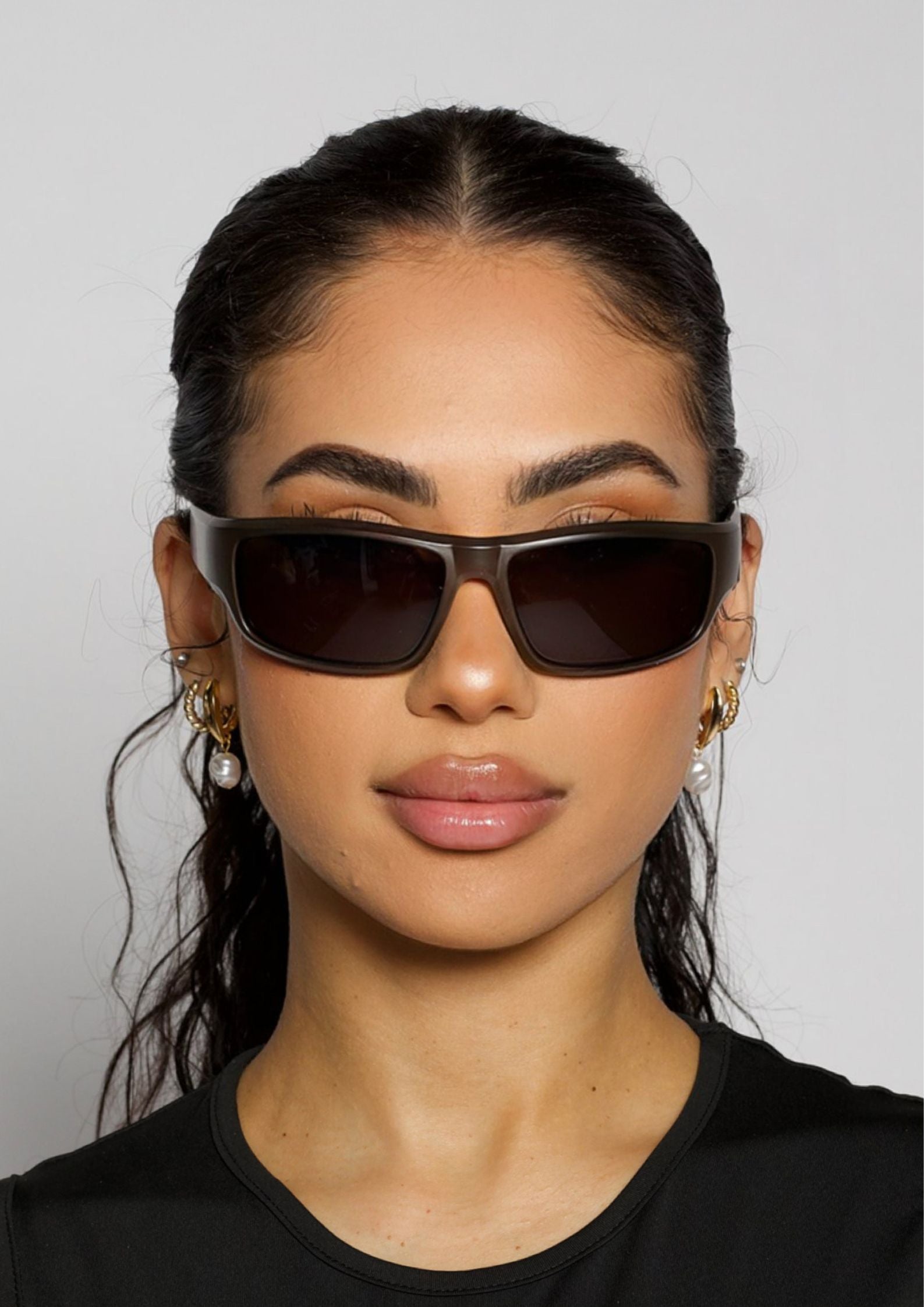 Selina Sunglasses Dark Brown