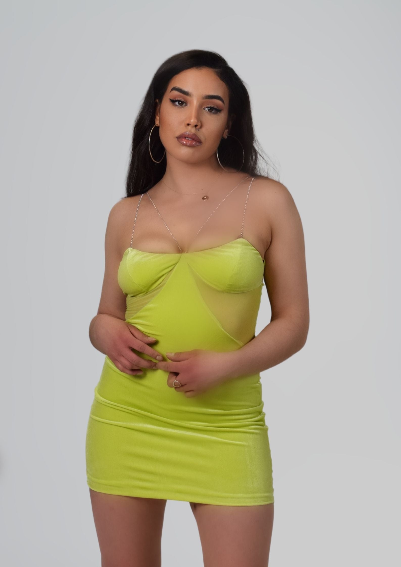 Aleah lime Dress - Grün